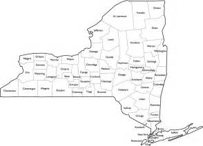Nys County Map Printable