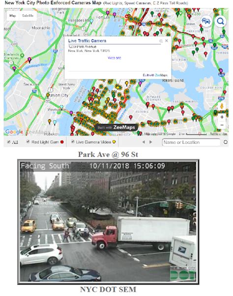 View real-time traffic and transit events, as well as cameras in the New York City area, via 511NY, New York State's official traffic and travel information source. 511NY's Real-Time Traffic map contains data provided by the New York State Department of Transportation (NYSDOT), NYC DOT, and the New York State Thruway Authority.. 