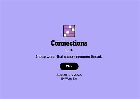 Nyt connections game free. Jul 8, 2023 · How To Play Connections [NEW NEW YORK TIMES PUZZLE]In this video, I'll show you how to play the new NYT Connections puzzle game! This fun,NYT-themed puzzle g... 