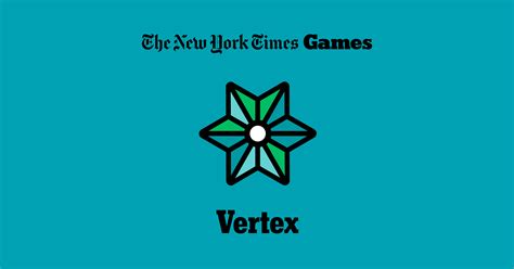 Nytimes vertex game. Vertex is a Dot Connecting Puzzle Game by the New York Times Games. In Vertex Gameplay, You Connect Dots, that is, Draw Lines between Two Dots or Points or V... 