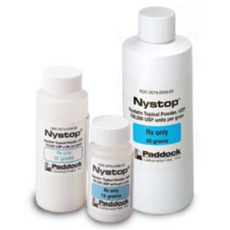 Nystop ® Nystatin Topical Powder USP is supplied as 10