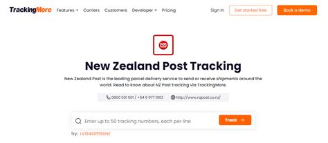 tracking_code: Tracking Code: The tracking code supplied by NZ 