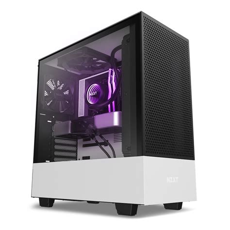 Details. Built in the elegantly small H1 vertical chassis, the NZXT H1 Mini PC is packed with impressively powerful components and designed to be the ultimate small-footprint companion. The clean, modern appearance creates a bold profile that fits seamlessly into virtually any space--from a college dorm to a thoughtfully-curated living room.. 