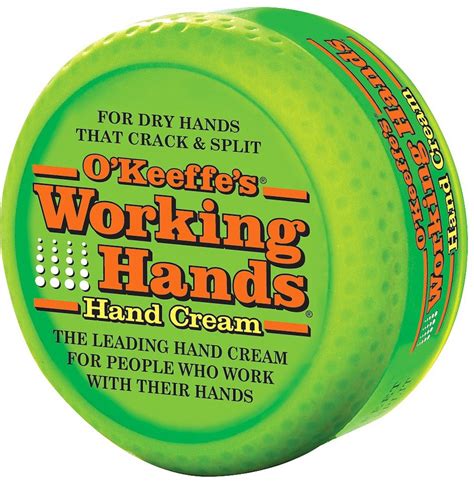 O'keeffe's working hands hand cream. O'Keeffe's Working Hands, 80ml Tube - Hand Cream for Extremely Dry, Cracked Hands | Instantly Boosts Moisture Levels, Creates a Protective Layer & Prevents Moisture Loss 4.7 out of 5 stars 13,242 34 offers from £5.83 