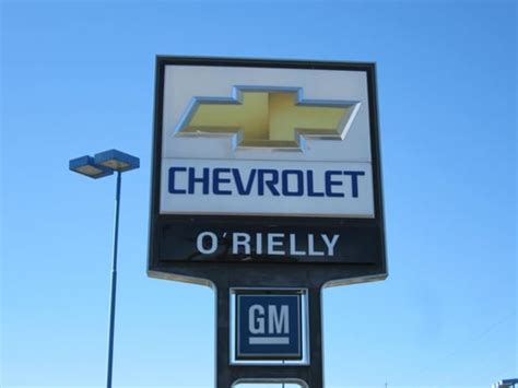 Learn about all the current Chevrolet models for sale at O'Rielly Chevrolet. Skip to main content. Sales: (520) 829-4400; Service: (520) 829-4405; 6160 E Broadway Directions Tucson, AZ 85711. Home; ... O'Rielly History Review Us! Chevy Accessibility Chevy Cares Chevrolet Owners. OnStar My Chevrolet Rewards Contact Us. Showroom Hours. …. 