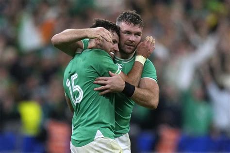 O’Mahony set for 100th test and Ireland glad he’s on their side at Rugby World Cup