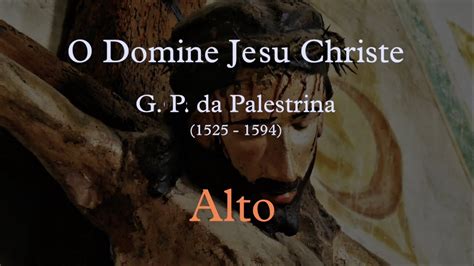 O Domine Jesu Christe ALTO - YouTube