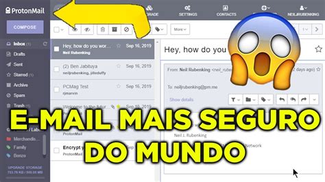 O E-MAIL MAIS SEGURO DO MUNDO - PROTONMAIL - YouTube