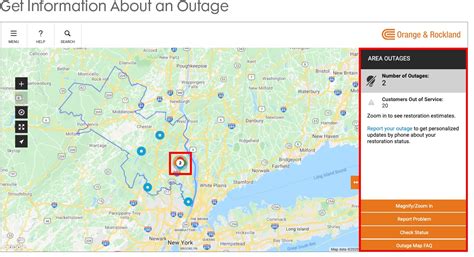 O and r outage map. National Geographic, Esri, Garmin, HERE, UNEP-WCMC, USGS, NASA, ESA, METI, NRCAN, GEBCO, NOAA, increment P Corp. 