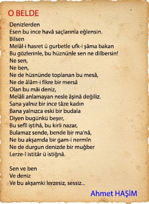 O belde kimin eseri. 