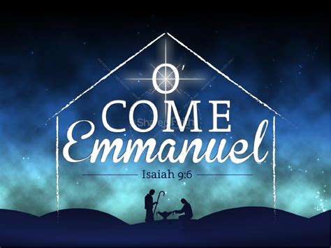 O come emmanuel. 1. O come, O come, Emmanuel, And ransom captive Israel, That mourns in lonely exile here Until the Son of God appear.Refrain Rejoice! Rejoice! 