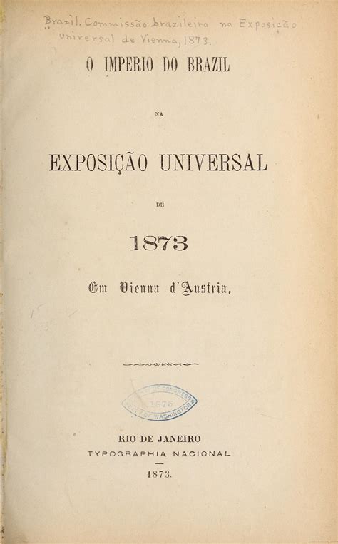 O império do brazil na exposição universal de 1873 em vienna d'austria. - Jeep grand cherokee 2015 manual german.