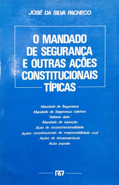 O mandado de segurança e outras ações constitucionais típicas. - Ford audio 6000 cd rds eon manual.