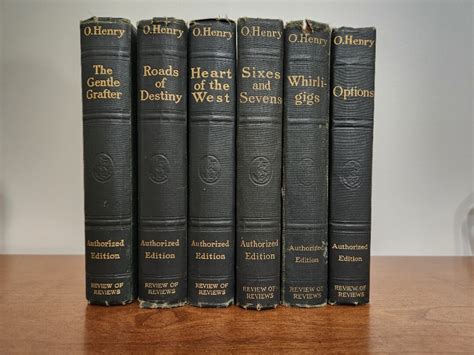 O. HENRY 4 HARDCOVER LOT OF BOOKS OPTIONS WHIRLIGIGS …