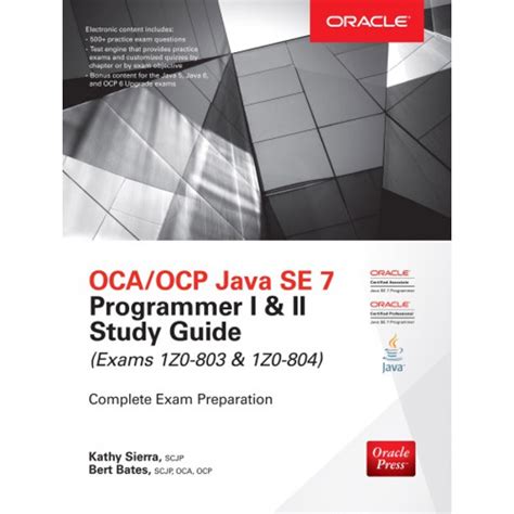 Read Oca Java Se 7 Programmer I Study Guide Exam 1Z0803 Oracle Press By Robert Liguori