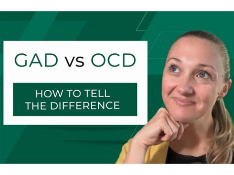 OCD vs. GAD and How to Tell the Difference