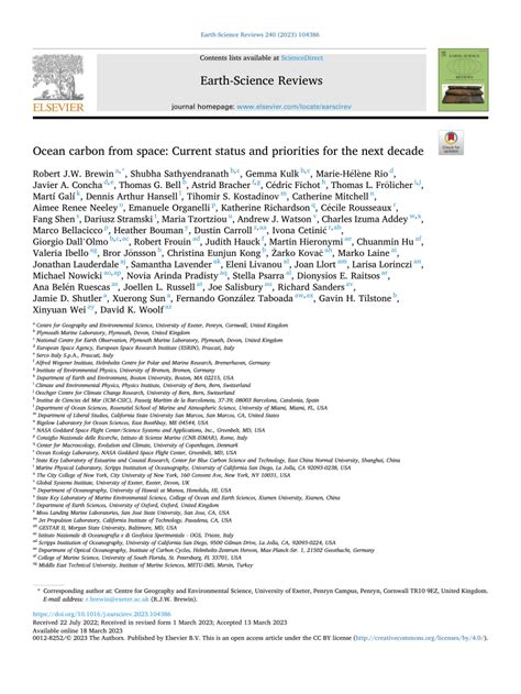 Ocean carbon from space: Current status and priorities for the next ... - raincitystudios.com