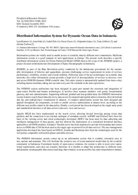 Ocean Data and Information System: concept paper summary - raincitystudios.com