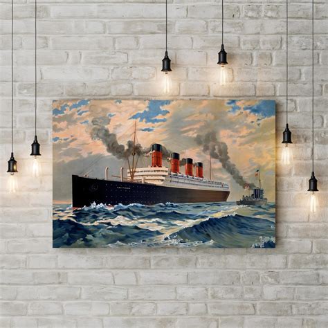 Ocean Liner Art Print - Etsy - muktibox.com