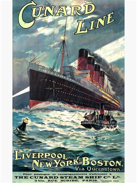 Ocean Liner Vintage Poster - Etsy - muktibox.com
