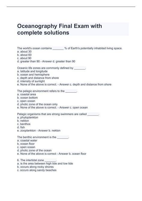 Oceanography Exam Study Guide Flashcards | Quizlet - raincitystudios.com