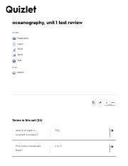 Oceanography Unit 1 test study guide Flashcards | Quizlet - raincitystudios.com