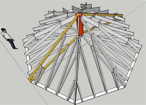 OCTAGONAL ROOF TRUSS - YouTube