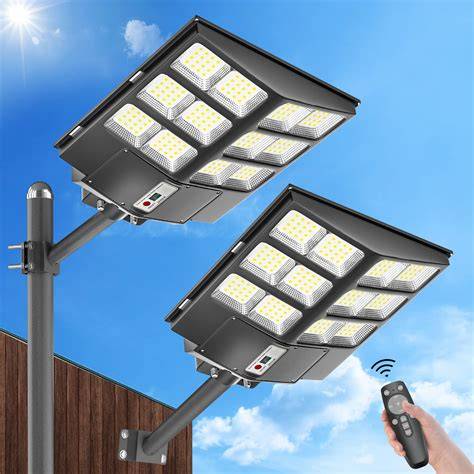 Ofuray Solar Street Light Outdoor Waterproof,6500K Outdoor LED Street - raincitystudios.com