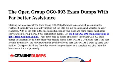 OG0-022 Dumps Deutsch