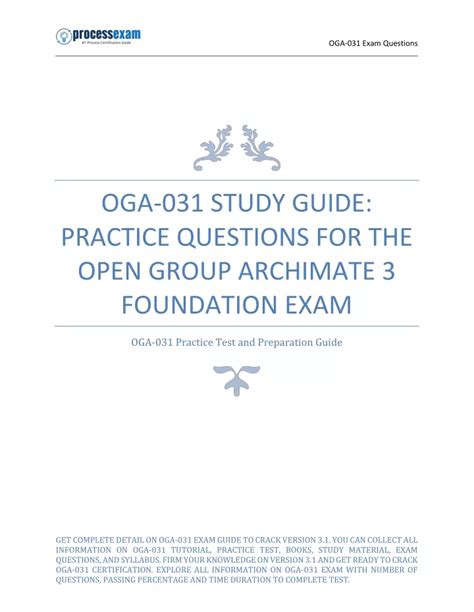 OGA-031 Prüfungs Guide