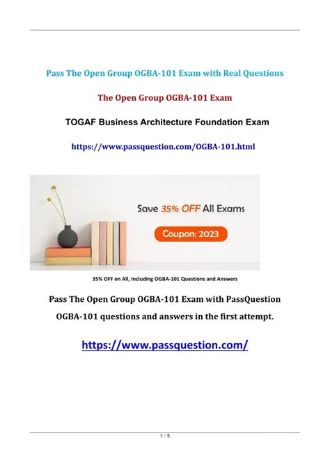 OGBA-101 Prüfungsinformationen