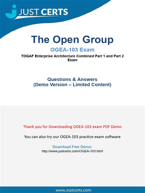 OGEA-101 PDF Demo