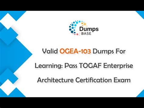 OGEA-103 PDF Testsoftware