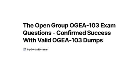 OGEA-103 Zertifizierungsfragen