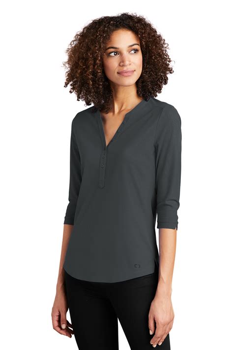 OGIO Ladies Jewel Henley Product Online Apparel Market