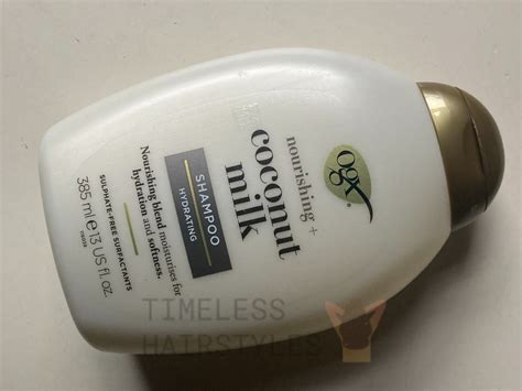 OGX Coconut Milk Hydrating Shampoo Review, Expert Tested. 