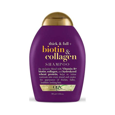 OGX Thick and Full Biotin and Collagen Shampoo 385ML - Boots