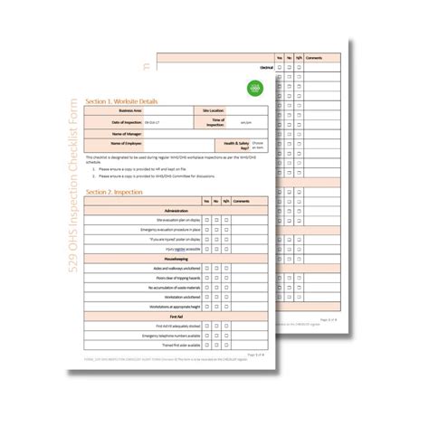 OHS/WHS Tool and Forms Checklists - SafetyCulture