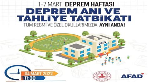 OKULLARIMIZDA DEPREM TATBİKATI MEB.