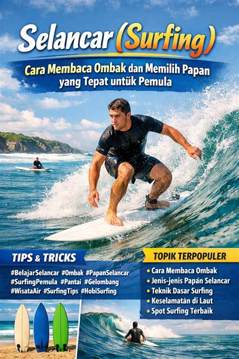 Olahraga Diatas Ombak Dengan Sebilah Papan - raincitystudios.com