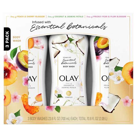 OLAY ESSENTIAL BOTANICALS Infused Body Wash Lavender