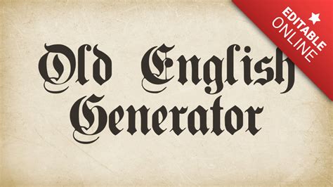 Old English Font Generator - Free Gothic Text Tool - muktibox.com