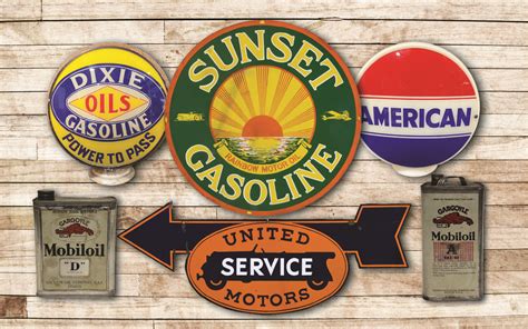 Old Gas Station Signs | History & Collections - Richmond Auctions - muktibox.com
