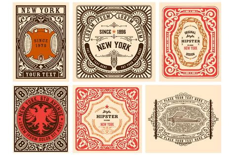 Old Label For Packing by Onevectorstock | Creative … - muktibox.com