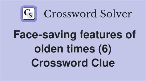 OLDEN TIME - All crossword clues, answers & synonyms - The Crossword …