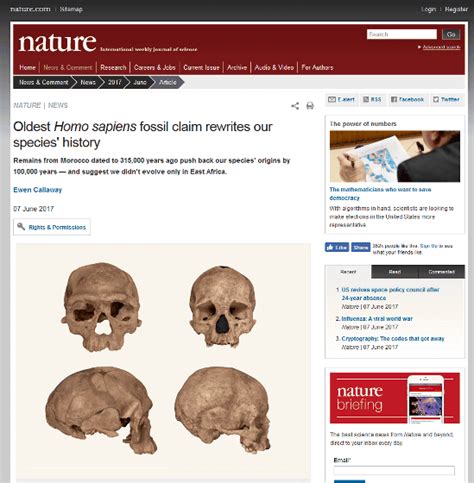Oldest Homo sapiens fossil claim rewrites our species' history - wintechmobiles.com