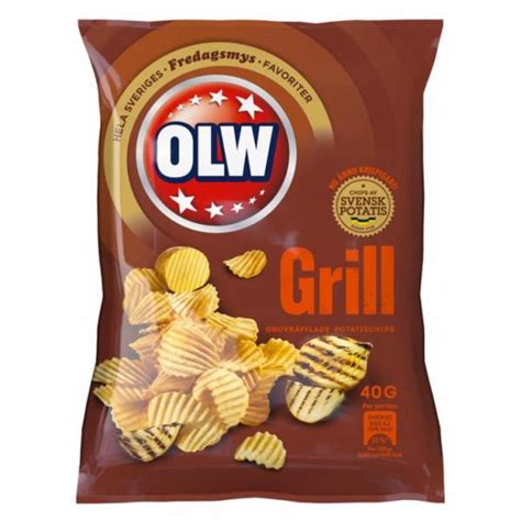 OLW Grillchips 40g - 20st