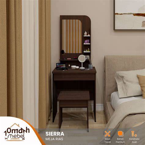 OMAH MEBEL SURABAYA - Meja Rias Lampu LED Series Camellia … - raincitystudios.com