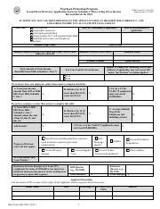 OMB Control No.: 3245-0417 Expiration Date: 9/30/2024 Revised …