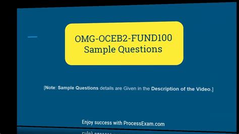 OMG-OCEB2-FUND100 Echte Fragen